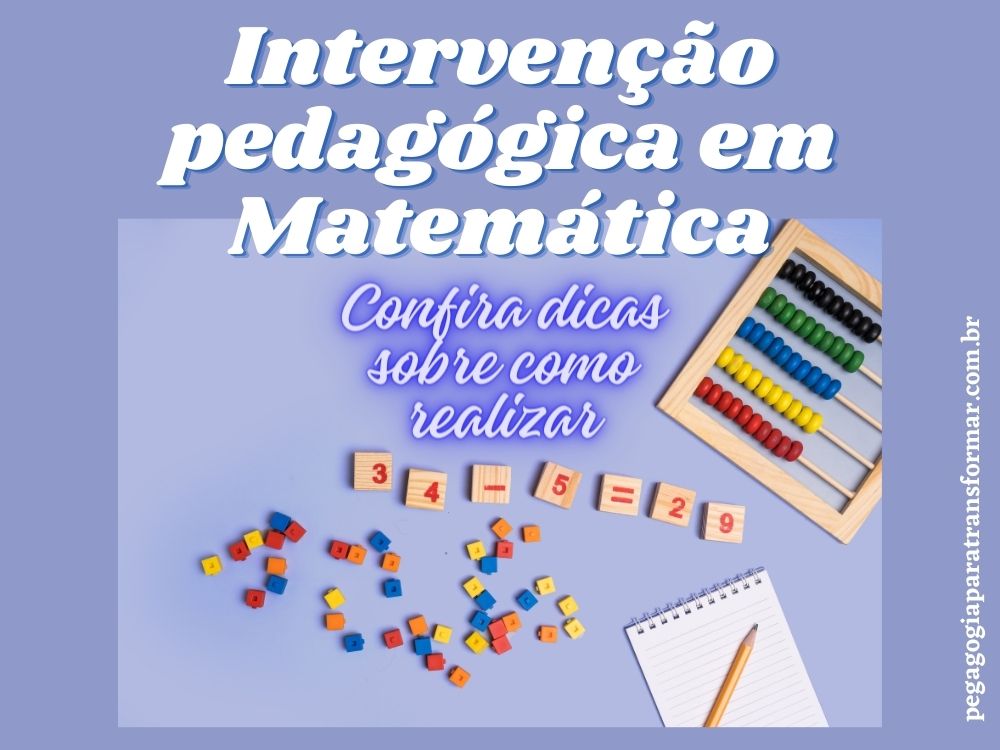 Intervenção pedagógica em matemática