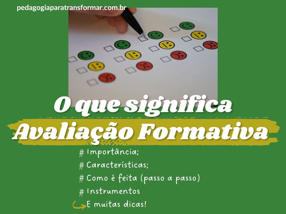 O que significa avaliação formativa-Post.