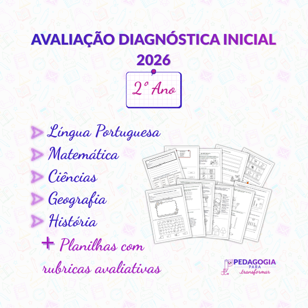 Avaliação Diagnóstica Inicial para 2º Ano 2026.