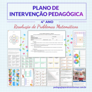 Plano de intervenção pedagógica pronto matemática 4º Ano resolução de problemas