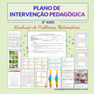 Plano de intervenção pedagógica matemática 5º ano resolução de problemas